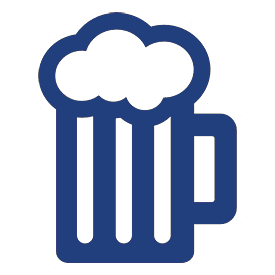 beer mug icon for lonestar ssc happy hours sponsor bars